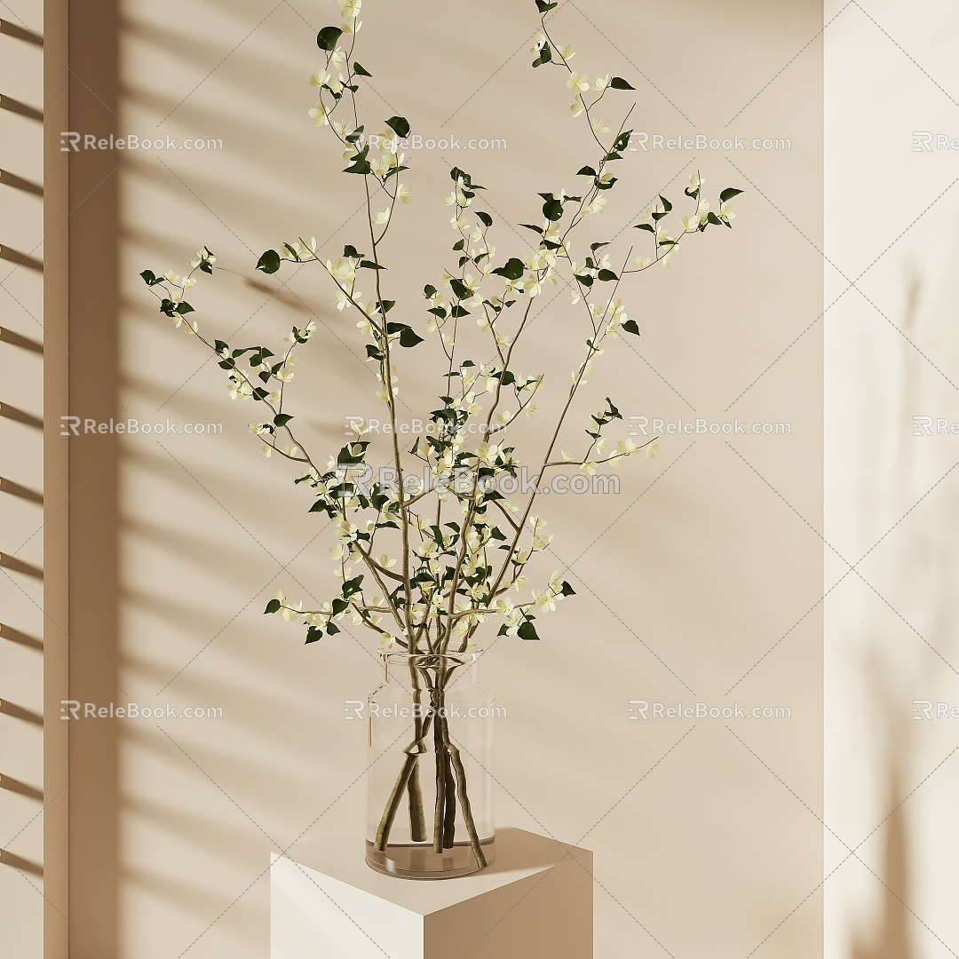 flower flower arrangement 3d model