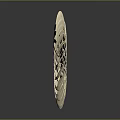Decorative Wooden Furniture With Spiral Petal Design And Intricate Carving