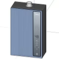 Midea Blue Stainless Steel Kitchen Appliance With Digital Display And Control Buttons