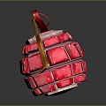 Grenade Grenade Gun Grenade Grenade Ammunition Military Grenade Smoke Bomb Science Fiction Grenade Throwing Weapon 3d model