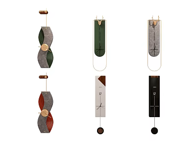 Modern Clock Minimalist Clock 3d model