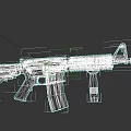 Modern Tactical Rifle Design With Detachable Magazine Adjustable Stock And Barrel