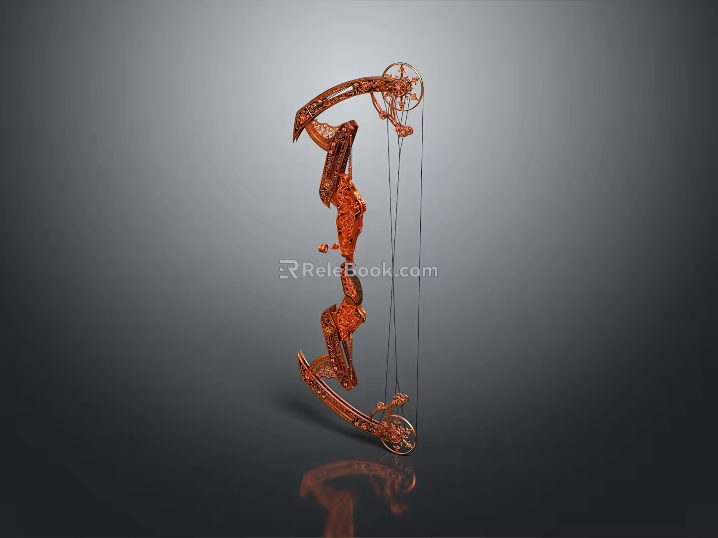 Crossbow Mechanical Crossbow Shift Bow and Arrow Shoot Far Equipment Weapons High-tech Crossbow 3d model