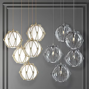 Nordic chandelier 3d model