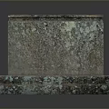 Ancient Bronze Rectangular Vessel With Intricate Carvings Patina And Base Stand