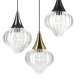 Simple Light Luxury Chandelier 3d model