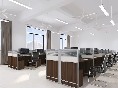 Teaching and Research Section of Modern Public Office 3d model