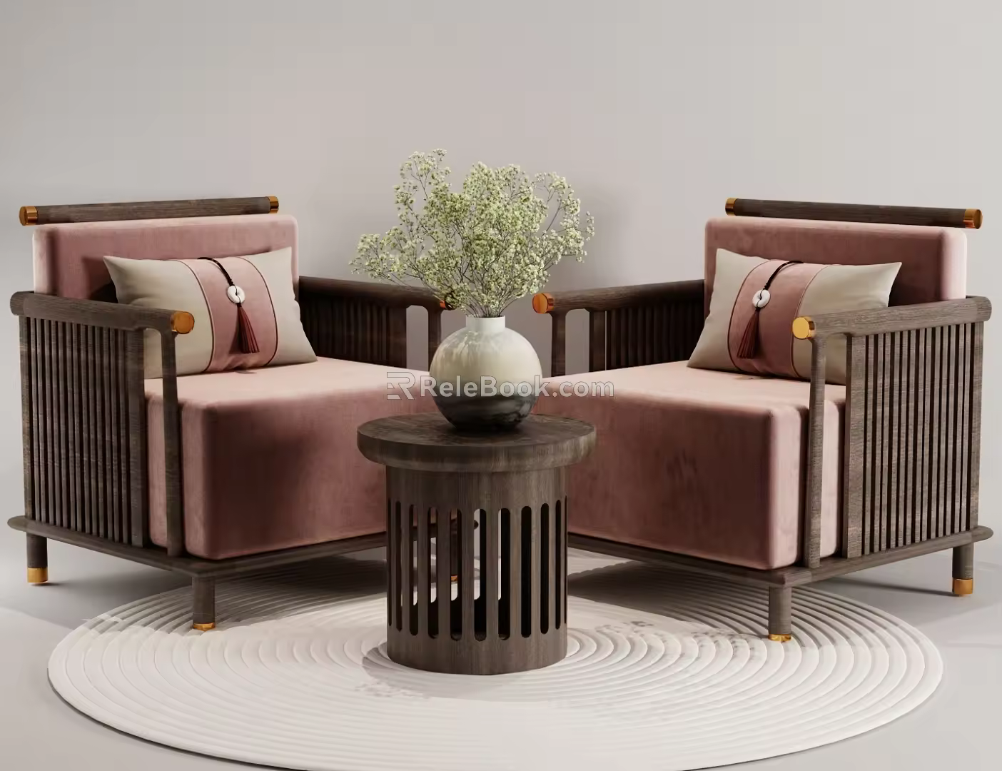 Modern Negotiation Table and Chair Modern Leisure Table and Chair Combination Coffee Table and Chair Reception Table and Chair Signing Table and Chair 3d model