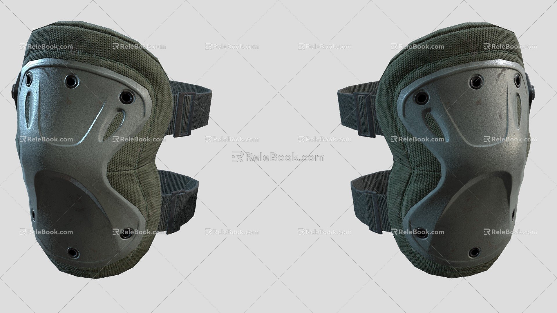 Weapons Tactical Knee Pads 3d model