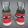 sneaker Nike sneaker Sneakers Nike Air Jordan Shoes Travel Shoes High-top Shoes 3d model