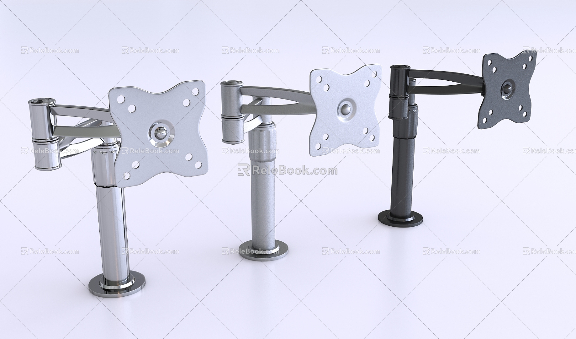 Modern Stand LCD Monitor Stand 3d model