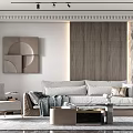 Modern Sofa Coffee Table Combination Sofa Coffee Table 3d model