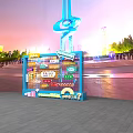Jinan Quancheng Square Online Red Card Point 3d model