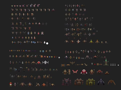 Diverse Character and Creature Collection With Various Types and Intricate Details 3d model