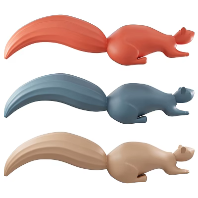 Modern Ornaments Squirrel 3d model Modern Ornaments Squirrel 3d model