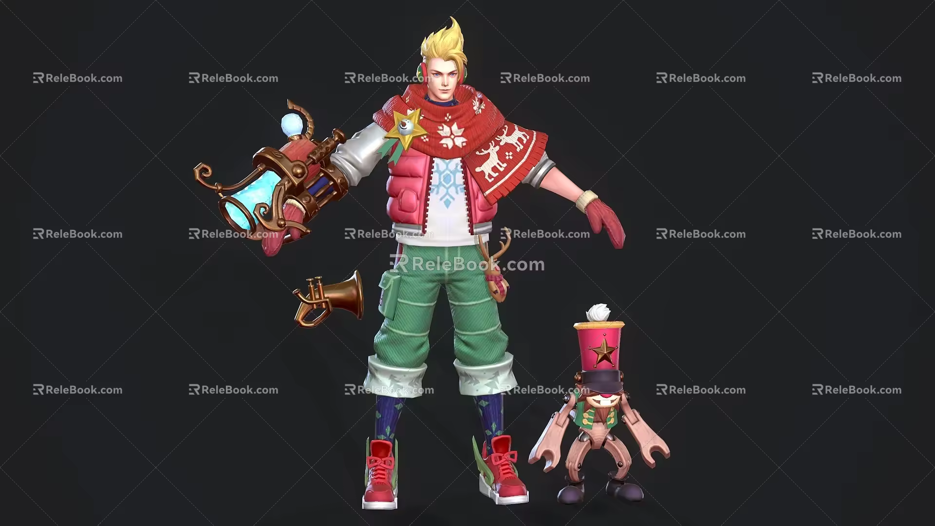 Game Character Anime Character Man 3d model