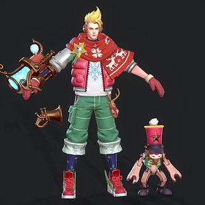 Game Character Anime Character Man 3d model