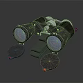 High Quality Commercial Binoculars With Black Professional Design Clear Blue Lenses And Detachable Caps
