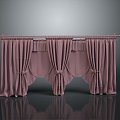 Curtain Curtain Realistic Game Item 3d model