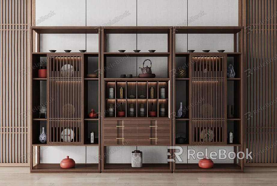 New Chinese Tea Cabinet model