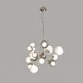 Modern Chandelier Chandelier Ceiling Lamp Fashionable Simple Home Appliances Electrical Appliances Lampshade 3d model