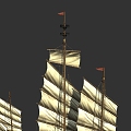 Ming Dynasty Fortune Ship Treasure Ship Warship Ancient Ship Ship Zheng He Treasure Ship Zheng He Voyages to the West 201348256 3d model