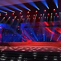 Professional Commercial Stage Equipment With LED Display Screens And Lighting System Setup 3d model