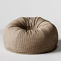 Cozy Corduroy Bean Bag Chair With Soft Ribbed Texture And Multiple Colors For Living Room