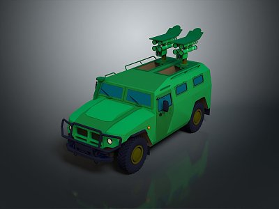 Bulletproof Car Armed Jeep Armed Car Armed Bulletproof Car Military Jeep Off-road Jeep Humvee 3d model