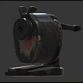 Two Vintage Metal Pencil Sharpeners With Base And Lever Design