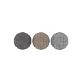 Building Components Display Segmented Sphere Design With Gray And Brown Textures