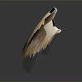 White And Gold Feather Wings Decorative Ornament For Home Living Spaces