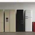 Stylish Refrigerators With Various Designs And Multiple Color Options For Modern Kitchen Spaces