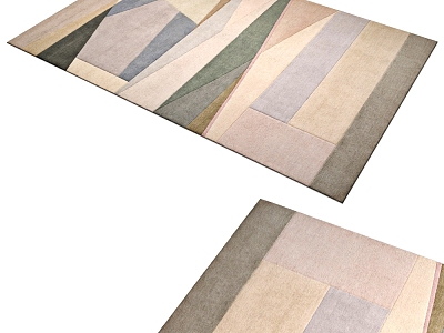 Square carpet 3d model