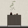 Decorative Cabinet Storage Cabinet Bucket Cabinet 3d model