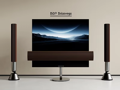 BO mobile TV stand TV stereo 3d model