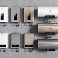 Household Water Heater Appliances In Various Styles And Colors For Daily Use