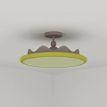Middle ancient style bedroom ceiling lamp children's bedroom ceiling lamp net red ceiling lamp 3d model