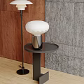 Table lamp table lamp side 3d model