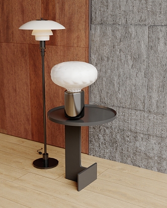 Table lamp table lamp side 3d model