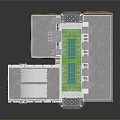 Innovative Future Architecture Featuring Curved Roof Green Central Courtyard And Decorative Facade