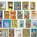 Children's Books Magazine Collection With Colorful Cartoon Covers Featuring Peppa Pig Monica And Disney Characters