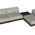 Modern Modular Multiplayer Sofa 3d model