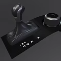 Modern gear shifter automatic transmission shifter lever low face number low model simple model game film and television level super realistic 3d model