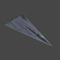Advanced Gray Stealth Fighter Jet Military Weapon With Aerodynamic Design And Cockpit