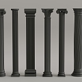 French Column 3d model