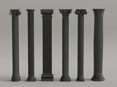 French Column 3d model