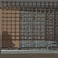 New Chinese landscape sketch landscape partition 3d model