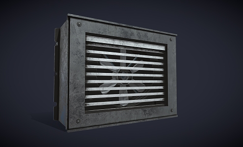 Ventilator vent exhaust fan exhaust duct 3d model