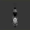 Modern Sports Motorcycle With Black Silver Streamlined Body Tinted Windshield Leather Seat Chrome Exhaust